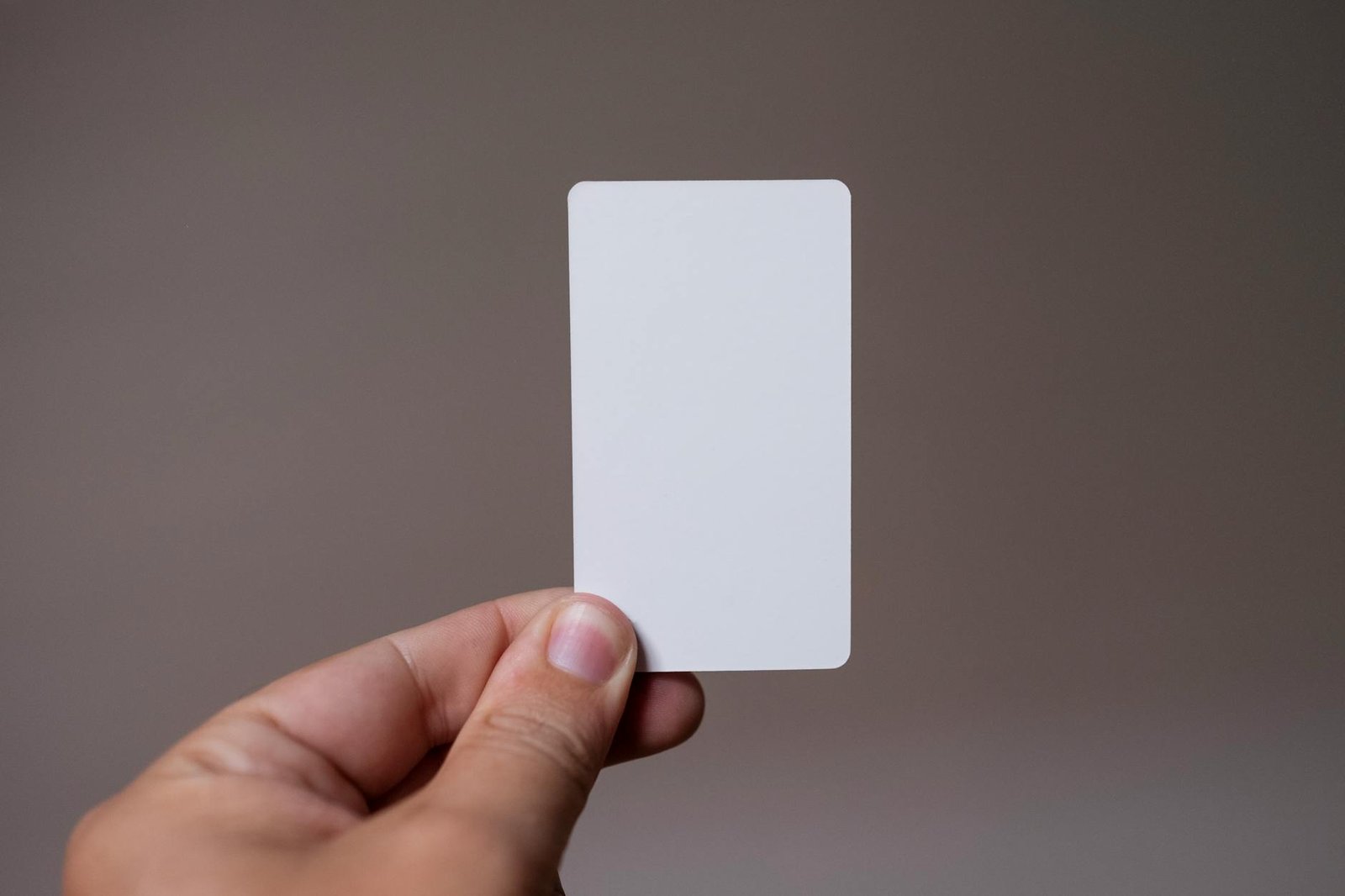 Esempio di biglietto da visita stampato su carta di qualità