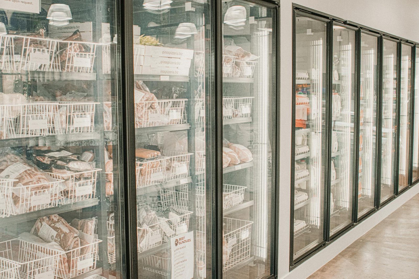 Carne sottovuoto pronta per spedizione refrigerata